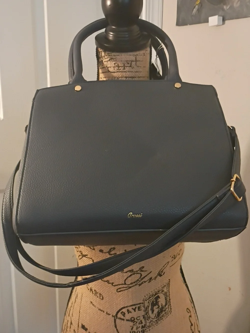 Grossi Park Double Bowtie Top Handle Crossbody Bag NWT